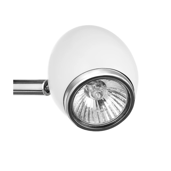 Rubby Wall Lamp 1xGU10 Max.50W White Metal/Chrome Metal/Multicolor Synthetic Material with Rabbit Pattern 2107102