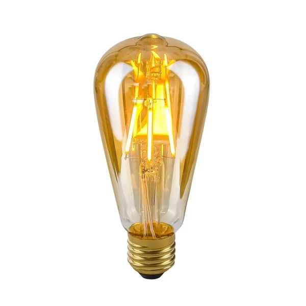 LED decorative light bulb, E27, Amber LDS-ST64-A ST64, 4W, 2200K, 400lm