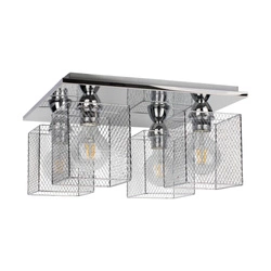 Norman Ceiling Lamp 4xE27 Max.25W Chrome Metal 8175428
