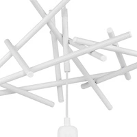 Glenn Pendant Lamp 1xE27 Max.60W White Metal/White PVC Cable 9222102