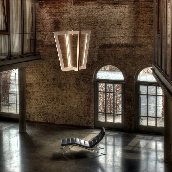 Lampa Wisząca Leif ''In'' 4xLED 24V Zintegrowana 2520lm 3000K 27W Dąb Olejowany/Przezroczysty Kabel PCV 1509174