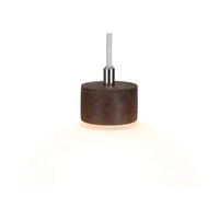 Linea Pendant Lamp 3xE27 Max.60W Walnut/Transparent/Frosted 1860376R