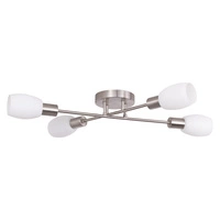Tosca Ceiling Lamp 4xE14 Max.40W Satin Metal/White Glass 9033427
