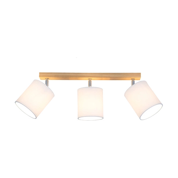 Aprillia Ceiling Lamp 3xE27 Max.25W Oiled Oak/White 56744374