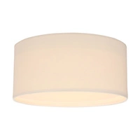 Josefina Ceiling Lamp 2xE27 Max.25W White Metal/White Fabric Shade 4762812