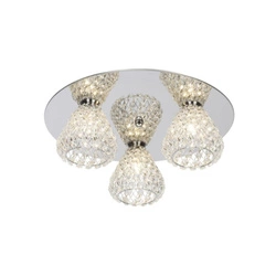 Lampa Sufitowa Vegas 3xG9 Max.33W Chromowany Metal/Przezroczysty Kryształ