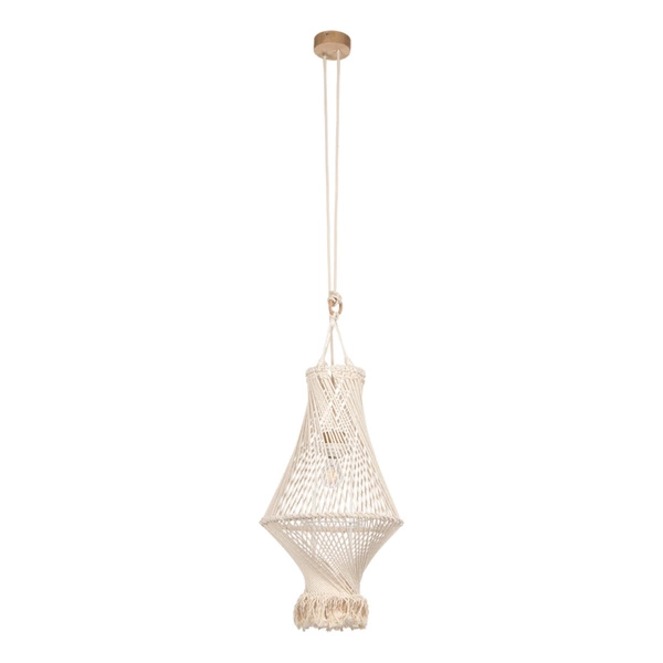 Reve Pendant Lamp 1xE27 Max.15W LED Oiled Oak/Cream