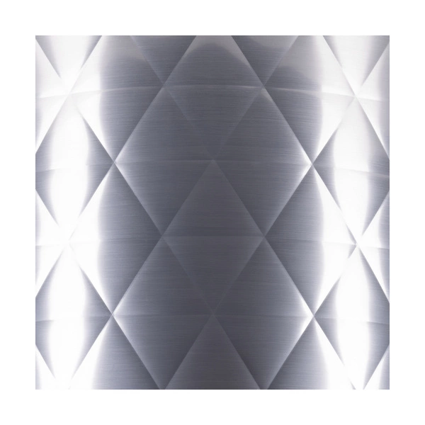 Lampshade Cylinder E27 H30 Silver Synthetic Fabric with white foil A0730