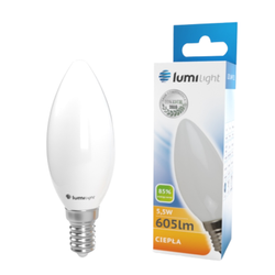 Żarówka Led G45 E14 5,5W 360° MILK  | barwa ciepła