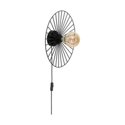 Antonella Wall lamp 1xE27 Max.25W Black 289149104