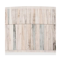 Josefina Ceiling Lamp Incl. 1xLED Integrated 1650lm 2700K 18W Stained Pine on Walnut/Multicolor Wallpaper Shade 4015610910492