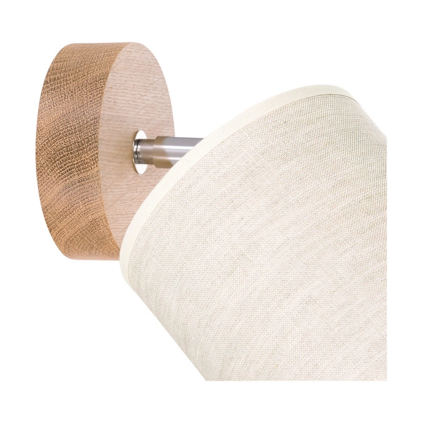 Boho Wall lamp 1xE27 Max.25W Oiled Oak/Beige 56791174