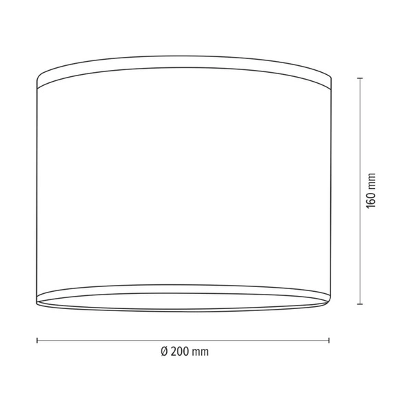 Lampshade Cylinder E27 H20 Multicolor Wallpaper A0013