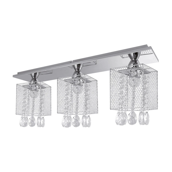 Gracja Ceiling Lamp 3xE27 Max.60W Chrome Metal/Transparent Glass 8172328