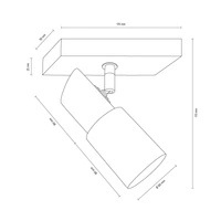 Birgit Wall lamp 1xE14 Max.40W Oiled Oak/White 2222174