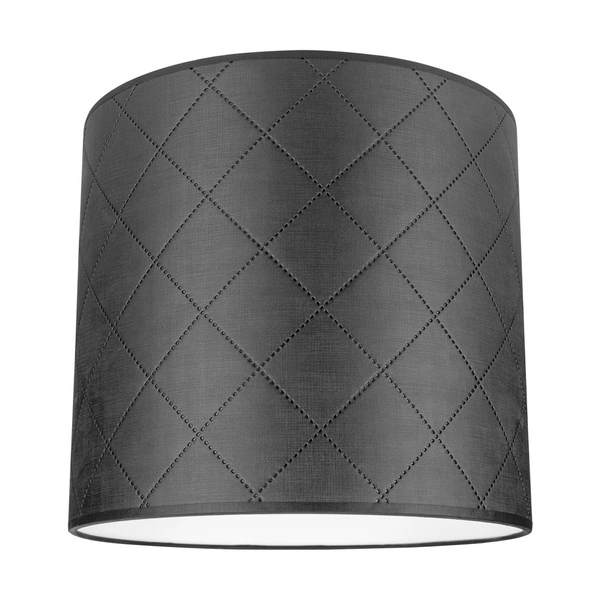 Lampshade Cylinder E27 H30 Black Synthetic Fabric A0938