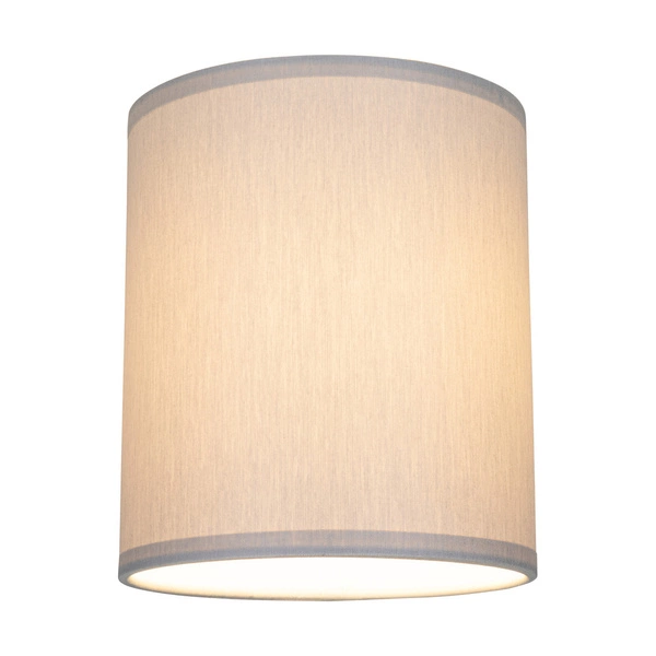 Lampshade Cylinder E27 H0 Light Gray Fabric A1354