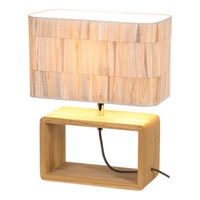 Malo Table Lamp 1xE27 Max.25W Oiled Oak/Anthracite/Multicolor 7727174