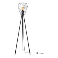Endorfina Floor Lamp 1xE27 Max.40W Black Metal/Black PVC Cable 12520104