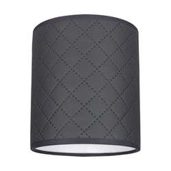Lampshade Cylinder E27 H20 Anthracite Fabric A0981