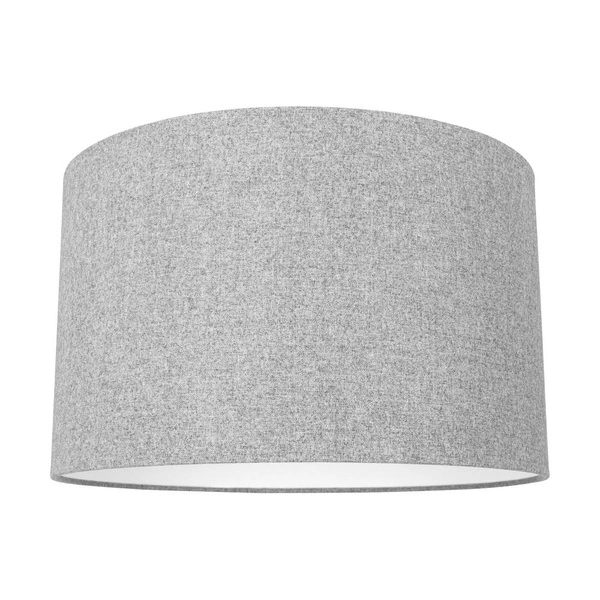 Lampshade Cylinder E27 H35 Gray Cotton Fabric A0503