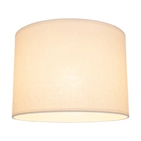 Lampshade Cylinder E27 H35 Beige Cotton A0213