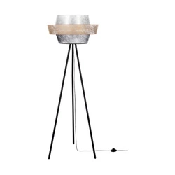 Nevoa Lampa Podłogowa 1xE27 Max.40W Czarny/Czarny-Złoty-Srebrny 12610104