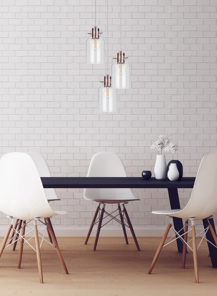 Lampa Wisząca Alessandro 3xE27 Max.60W Miedź Metal/Przezroczysty Kabel PCV/Przezroczyste Szkło 1760333