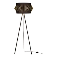 Lotus Floor Lamp 1xE27 Max.40W Black/Black PVC/Anthracite 74163004