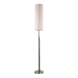 Lampa podłogowa Eleganta w zestawie Zintegrowana dioda LED 1800lm+500lm 3000K 22W Satin Metal/Czarny Kabel z tkaniny/Beżowy lniany klosz 15923127