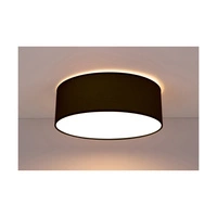 Lampa Sufitowa Josefina 2xE27 Max.25W Biały Metal/Antracytowy Klosz Tkaninowy 4782812