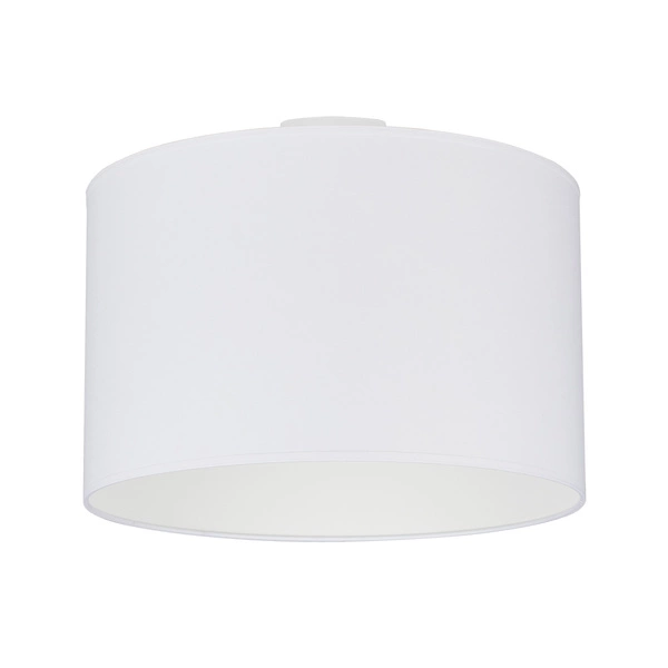 Timon Ceiling Lamp 1xE27 Max.40W White Metal/White Fabric Shade 4620104