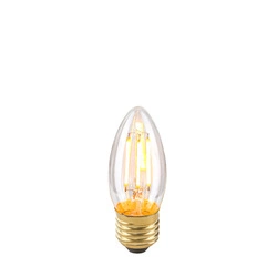 LED decorative light bulb, E27, Clear 801409 B35, 4W, 2200K, 400lm