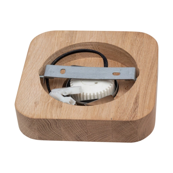 Sunniva Ceiling Lamp Incl. 1xLED Integrated 300lm 3000K 5W Stained Pine Brown/Black Metal 4017411200000