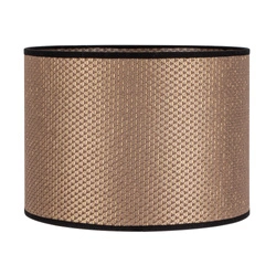 Cylinder lampshade 1xE27 H40 Brown/Gold/Black FI220 H170 A1690