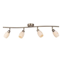 Lampa sufitowa Clea w zestawie 4xG9 Max.28W Patyna Metal/Szkło w kolorze ecru 2213411