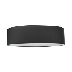 Josefina Ceiling Lamp 1xLED Integrated 2600lm 2700K 30W White Metal/Anthracite Fabric Shade