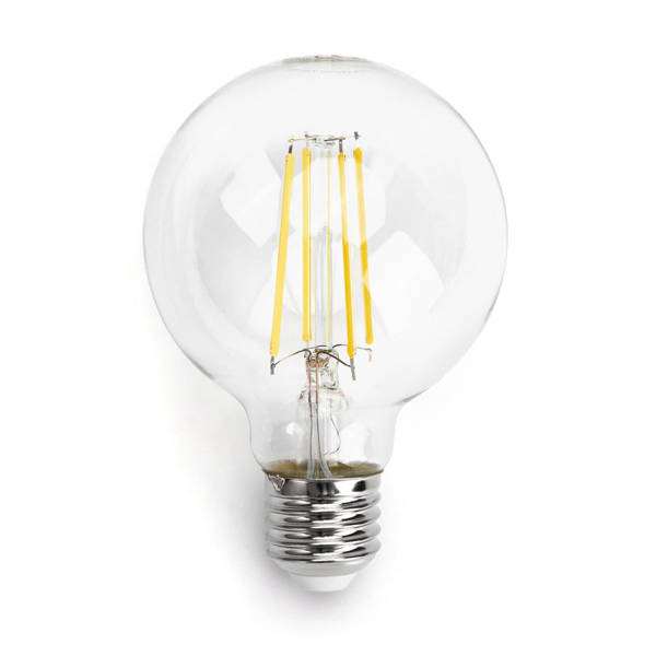 FILAMENT LED light bulb E27 6W warm 2700K G80