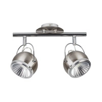 Ball Ceiling Lamp Incl. 2xGU10 LED 6W Satin Metal 2686287