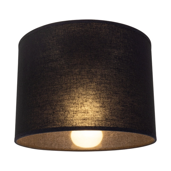 Lampshade Cylinder E27 H35 Black Cotton A0217