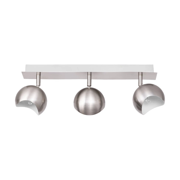 Kumi Ceiling Lamp 3xG9 Max.28W Satin Metal/White Metal 2720327