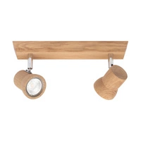 Venla Ceiling Lamp Incl. 2xLED GU10 5W Oiled Oak 2434274
