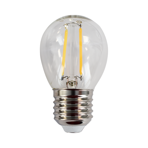 Filament LED bulb 2W E27 G45 2700K | warm white