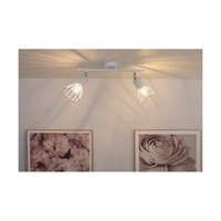 Megan Ceiling Lamp 2xE14 Max.40W White Metal 2743202
