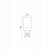 LED bulb G9 6W cold color 6000K