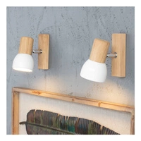 Svenda Wall lamp 1xE27 Max.60W Oiled Oak/Chrome/White 2224174