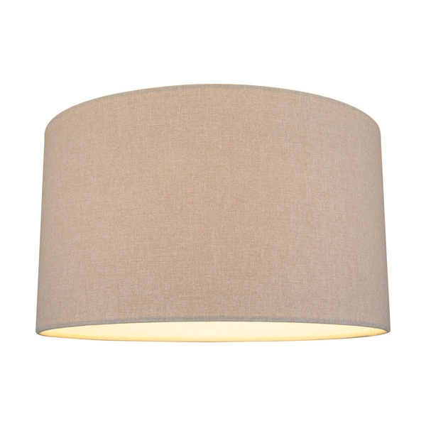 Lampshade Cylinder E27 H30 Beige Cotton Fabric A0323