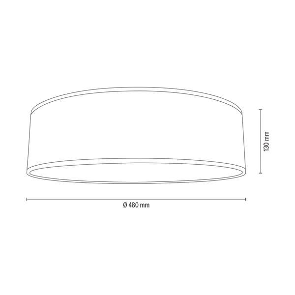 Boho Lampa Sufitowa 4xE27 Max.25W Biały/Beżowy 47914802