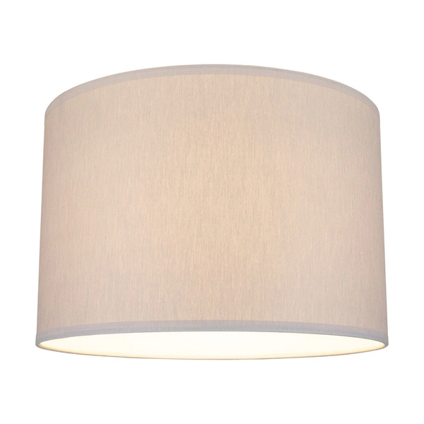 Lampshade Cylinder E27 H30 Gray Fabric A0515