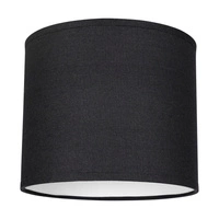 Lampshade Cylinder E27 H20 Black Fabric A0062